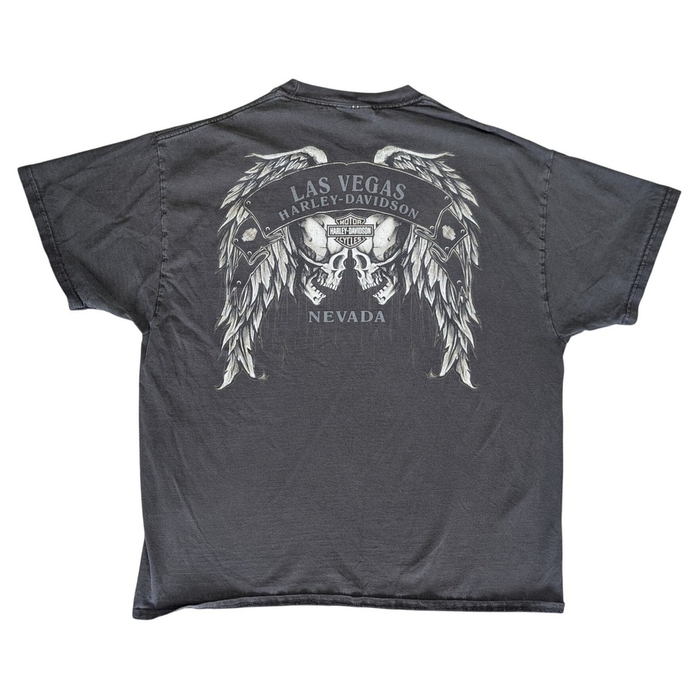 Harley Davidson Extra Large Las Vegas Nevada Black Short Sleeve Tee Shirt